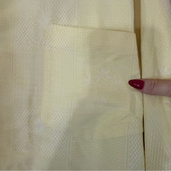 Jamaica Jaxx Men's Light Yellow Casual Button Down Shirt XL - Picture 5 of 6